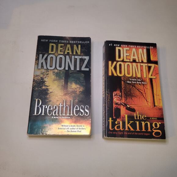 Dean Koontz Fiction 4 Book Bundle Paperback Books Suspense Mystery Novels - Picture 2 of 8